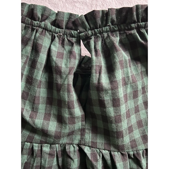 Haptics Blouse Green Black Cotton 3x‎ Long Slv NWT - Picture 9 of 11